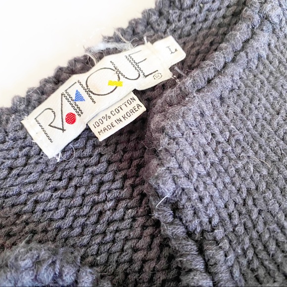 VINTAGE - KNIT SWEATER VEST - Picture 5 of 8